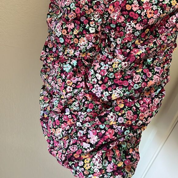Stradivarius mini floral cotton dress M - Picture 5 of 5